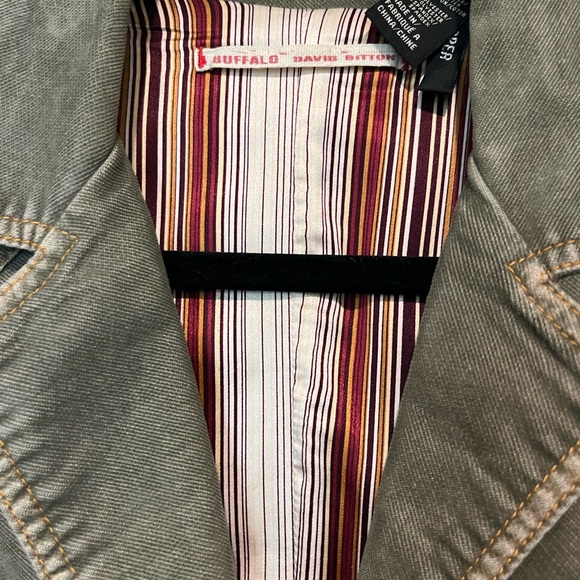 Vintage Buffalo David Bitton khaki green blazer. - Picture 5 of 7